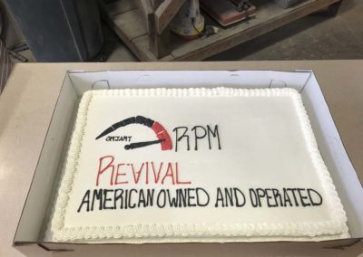 RPM Revival cake