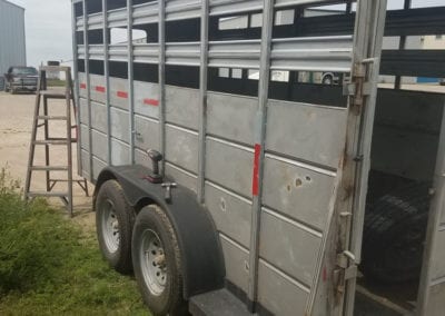 Horse Trailer before restoration by RPM Revival