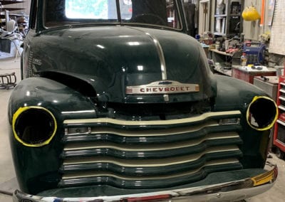 '52 Chevy during restoration